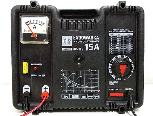 Выпрямитель 6V / 12V 15A-30-180AH плавная регулировка