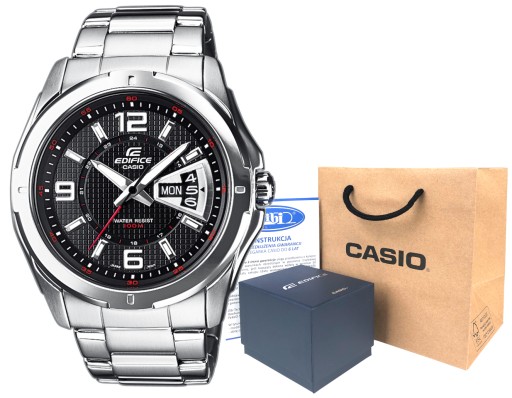 Zegarek Casio EDIFICE EF-129D-1AVEF 10BAR hologram