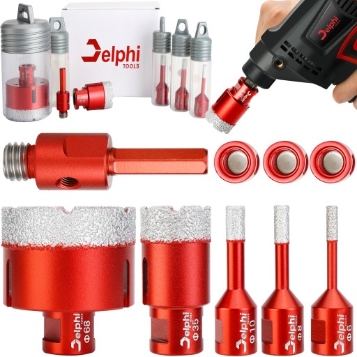 НАБОР АЛМАЗНОЙ КОРОНОЧНОЙ ПИЛЫ ДЛЯ ГОНЧАРНЫХ РАБОТЫ M14