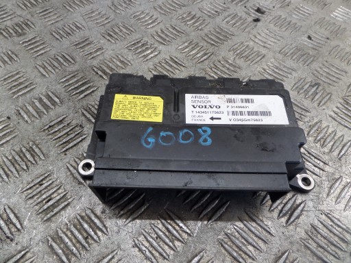 SENSOR module control unit of the airbags VOLVO V40 II 2012-2018r 31406631