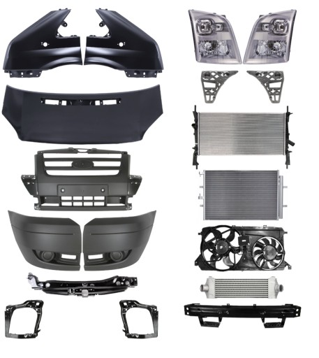 1529 - Ford Transit 06-13 Ремень бампера Капот Крыло