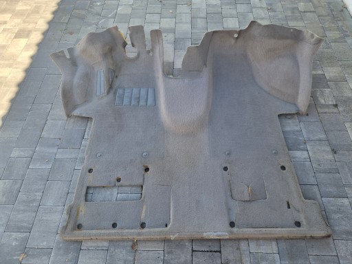 carpet mats VW T5 T6 front welur jasny grey