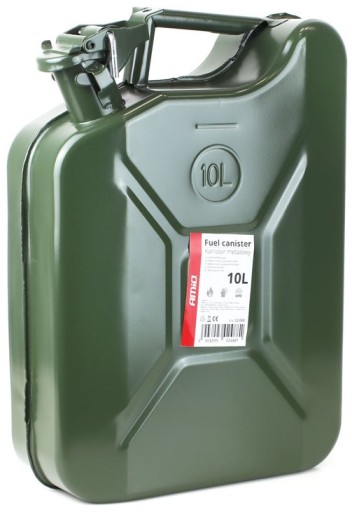 КАНИСТРА МЕТАЛЛА 10Л ДЛЯ ТОПЛИВА МАСЛО АТТЕСТ ТУВ