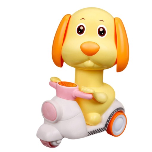 Kreskówki nakręcane zabawki dla dzieci zabawki edukacyjne chodzenie skakanie mechaniczna żółta