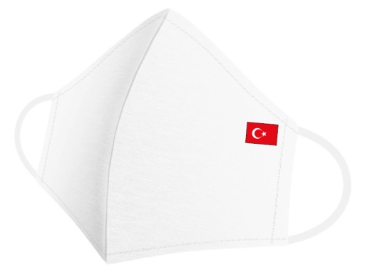 Бавовняна маска CosmosModa біла 1 шт.