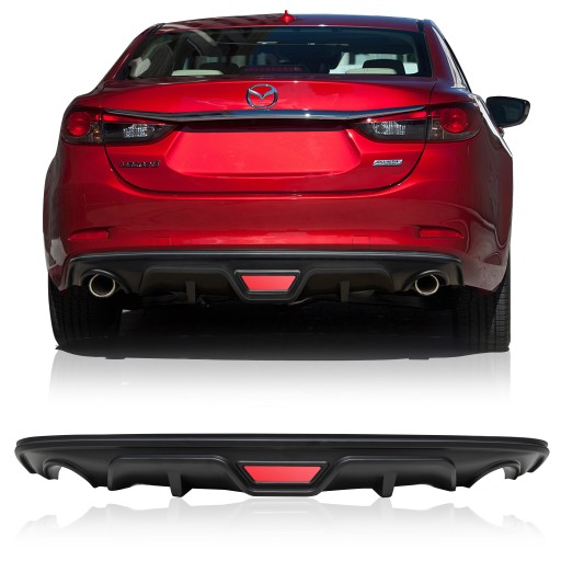 ДИФФУЗОР ЗАДНЕГО БАМПЕРА MAZDA 6 III GJ 2014-2018 СЕДАН