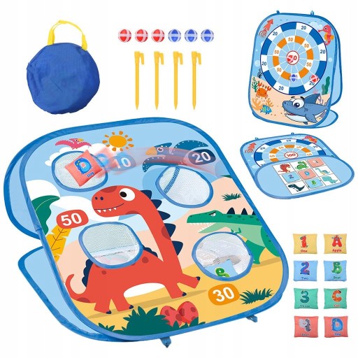 Гра в кидання сумки Складний двосторонній динозавр