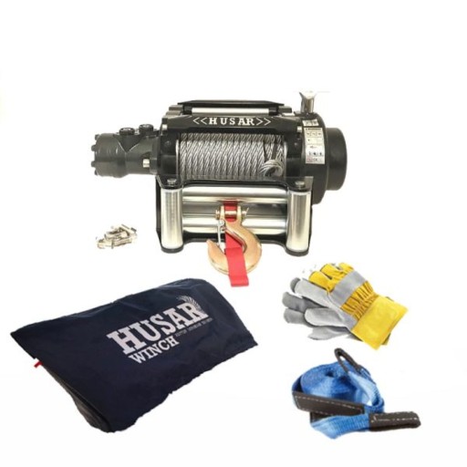 Лебедка для эвакуаторов и спецтехники HUSAR WINCH BSTH15000LBSKIT1