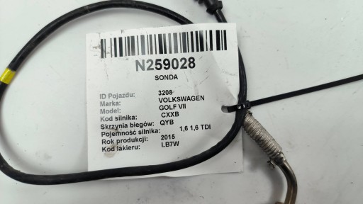 SONDA 1J0973802 VOLKSWAGEN GOLF VII
