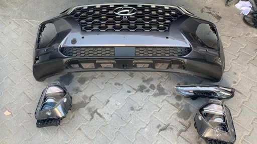 HYUNDAI SANTA FE 2019- LED ЛАМПИ НА ПЕРЕДНИЙ БАМПЕР