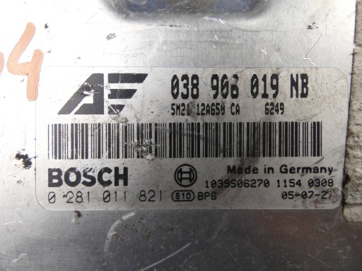 FORD GALAXY MK1 1.9 TDI control unit computer of the engine