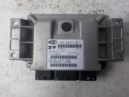 PEUGEOT computer control unit 9654716780 IAW6LP1.51