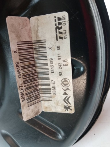brake booster servo 9824391180 Opel Corsa VI (2019-) F