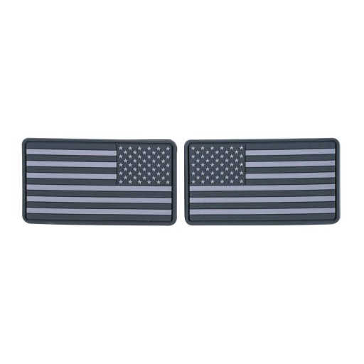 Нашивка Helikon PVC USA Flag Large 2 шт. - сірий