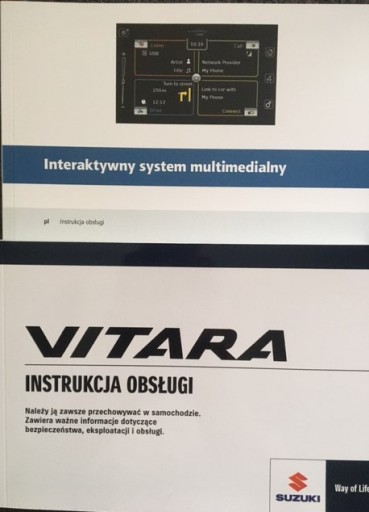 Suzuki Vitara 2015 -2018 Польша руководство пользователя + радио навигация