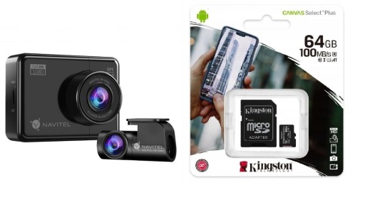 Navitel R9 DUAL Автомагнітола + камера заднього виду GPS Wi-Fi + 64GB