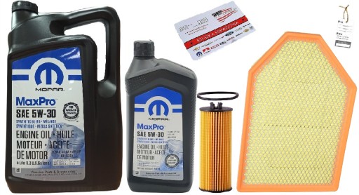 MOPAR 5W30 6L + ФІЛЬТРИ CHRYSLER 300 3.6 2011-2012