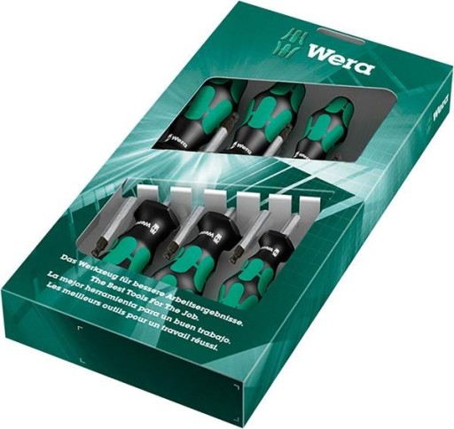 НАБОР ОТВЕРТОК WERA СО СФЕРИЧЕСКОЙ ГОЛОВКОЙ, 6 ШТ.