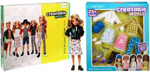 Mattel Barbie Creatable GGT67 dodatkowe ubranka 12436030462 Allegro.pl