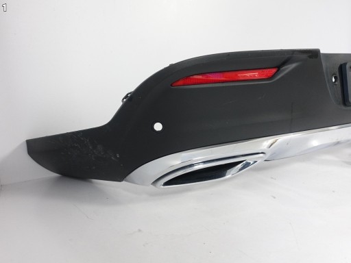 MERCEDES GLE C292 COUPE AMG 15-19 bumper SPOILER CHROM rear part complete