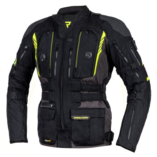 Куртка Rebelhorn Patrol black/flo Yellow M