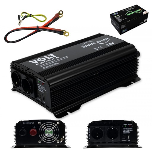 ПЕРЕТВОРЮВАЧ НАПРУГИ SINUS 3000 12V 230V VOLT RU