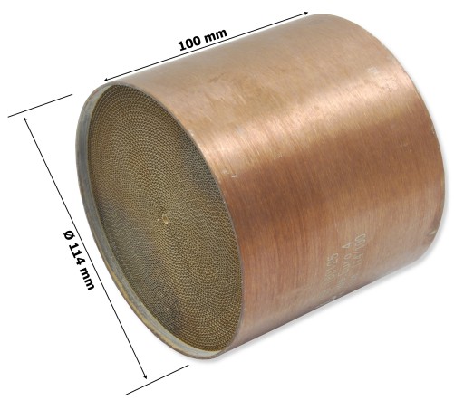 4 114x100 - Картридж металлический каталитический нейтрализатор EURO4 114 / 100 м