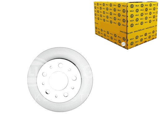 8DD 355 - ТОРМОЗНЫЕ ДИСКИ 2 ШТ. ПОКРАСКА СЗАДИ CI FI PE HELLA