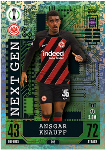 Topps Match Attax 23/24 - NEXT GEN - 392 ANSGAR KNAUFF