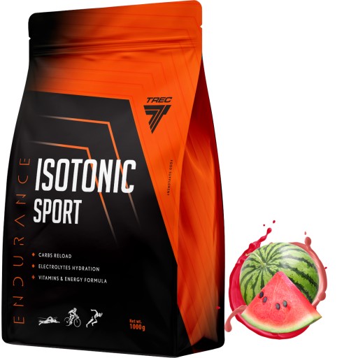 Ізотонічний порошок Trec Nutrition Isotonic drink, для велоспорту, бігу зі смаком кавуна 1000 мл 1000 г 1 шт.