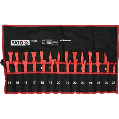 Знімачі для оббивки 27pcs Yato