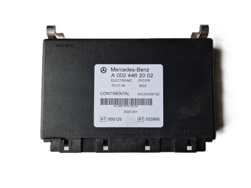 Компьютер контроллера cpc/fr a0024462002 континентальный a2c53339152 mercedes mp 4