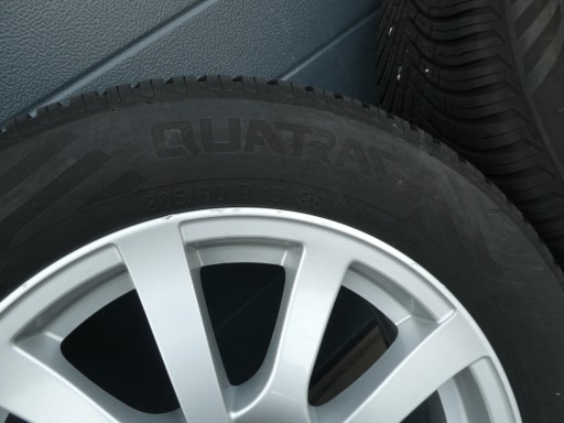 4X wheels discs tyres KBA 47636 VW SKODA 205/60/R16 2022R