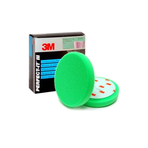 3M 50487 губка для полірування зелений