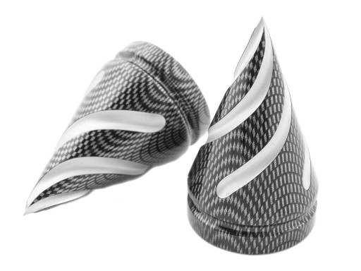 KK-161 - Углеродные конические наконечники руля M6