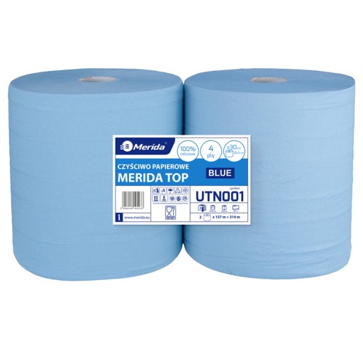 ПАПІР ДЛЯ ОЧИЩЕННЯ TOP BLUE, 4-ШАР. 30 СМ, ДОВЖ 157M,