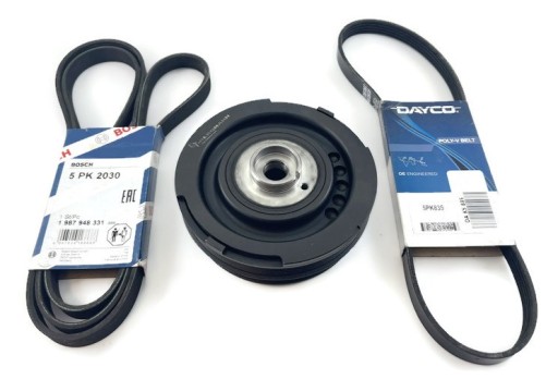 11232247565 11287787368 - Шкив+ремни - BMW 5 E39 520d