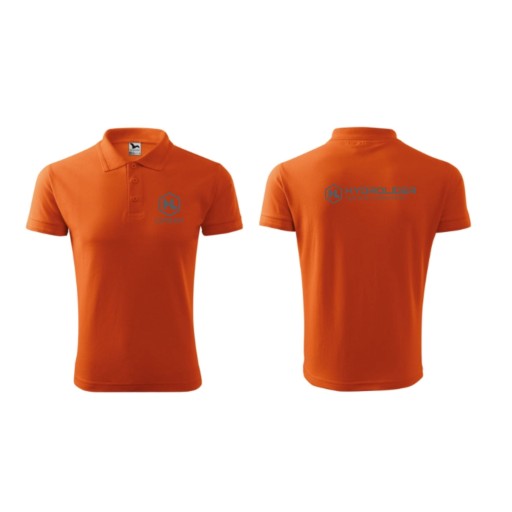 СОРОЧКА ПОЛО ПОМАРАНЧЕВА. XXL HYDROLIDER