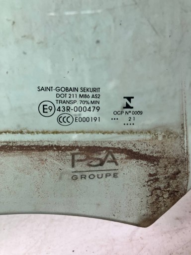 window door right rear part CITROEN C4 III 21 ROK