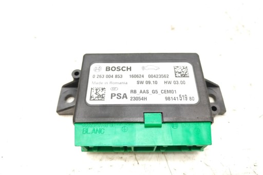Модуль pdc citroën berlingo (k9) 0263004853 1.56l дизель 2016 р.в.