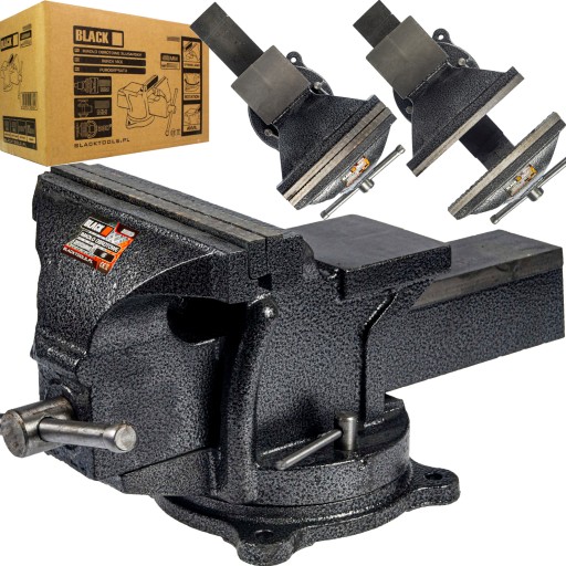 Поворотні слюсарні лещата 125 мм ковадло 6 кг