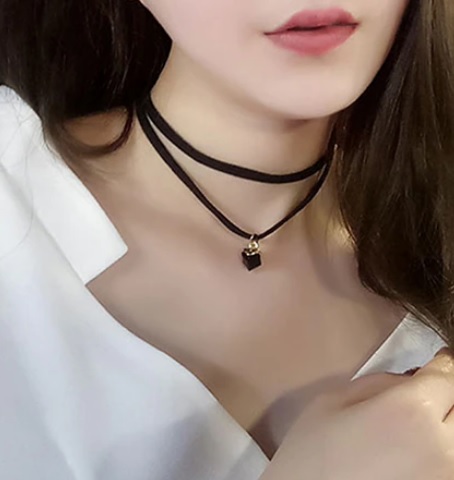 CHOKER czarny szyję czarna 11930180007 -