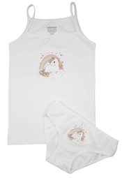 Білий комплект білизни Katamino 116