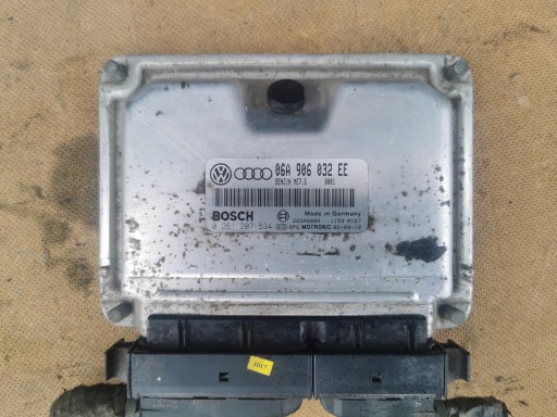 1,8 - Компьютерный контроллер двигателя seat toledo ii 1.8 20v 06a906032ee 0261207534