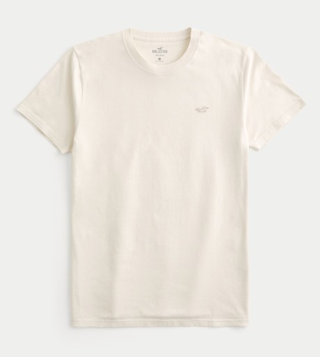 t-shirt HOLLISTER Abercrombie&Fitch koszulka XL beżowa