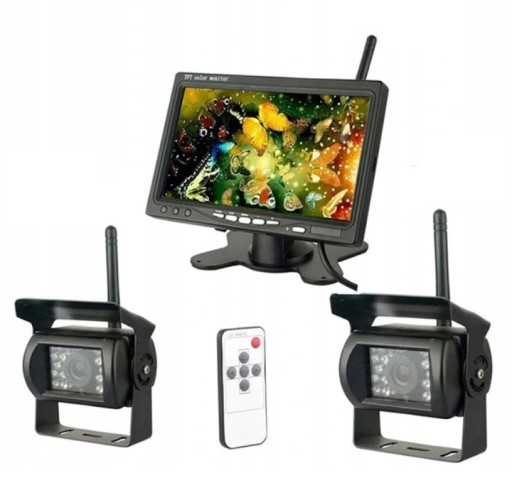 OUTLET MONITOR 7 BUS TIR 2X камера заднего вида 12 / 24V