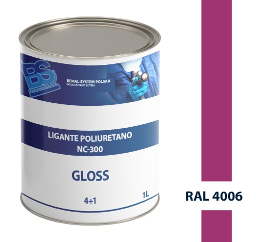 BEMAL СУДНОВА ФАРБА-ПОЛІУРЕТАНОВИЙ ЛАК-1L-RAL 4006