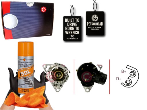 CASCAL10128AS#ECS-PCP+K - Каско генератора 500314723 99451752 2995092 994734 #petrolhead pro+ kit4