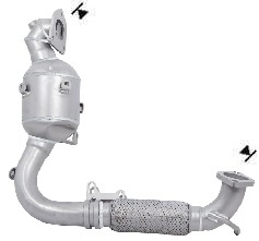 ID0156 (0) - Каталізатор FORD FIESTA 1.0 | 2012-2019