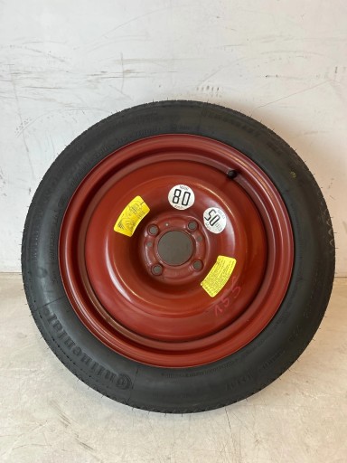 wheel spare Peugeot 207 208 Citroen C3 and II 4x100 125/80/R15 ET8